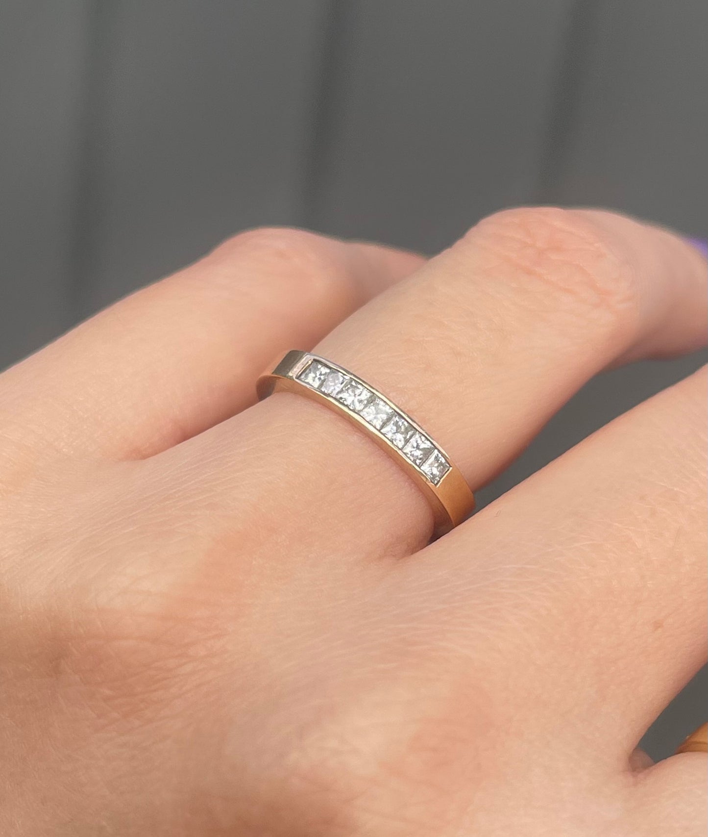 0.5ct Diamond Band In 9ct Yellow Gold
