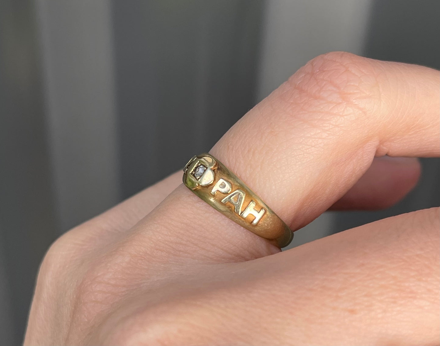 Antique Victorian/Edwardian MIZPAH Diamond Ring | 15ct Gold | c.1900–1910