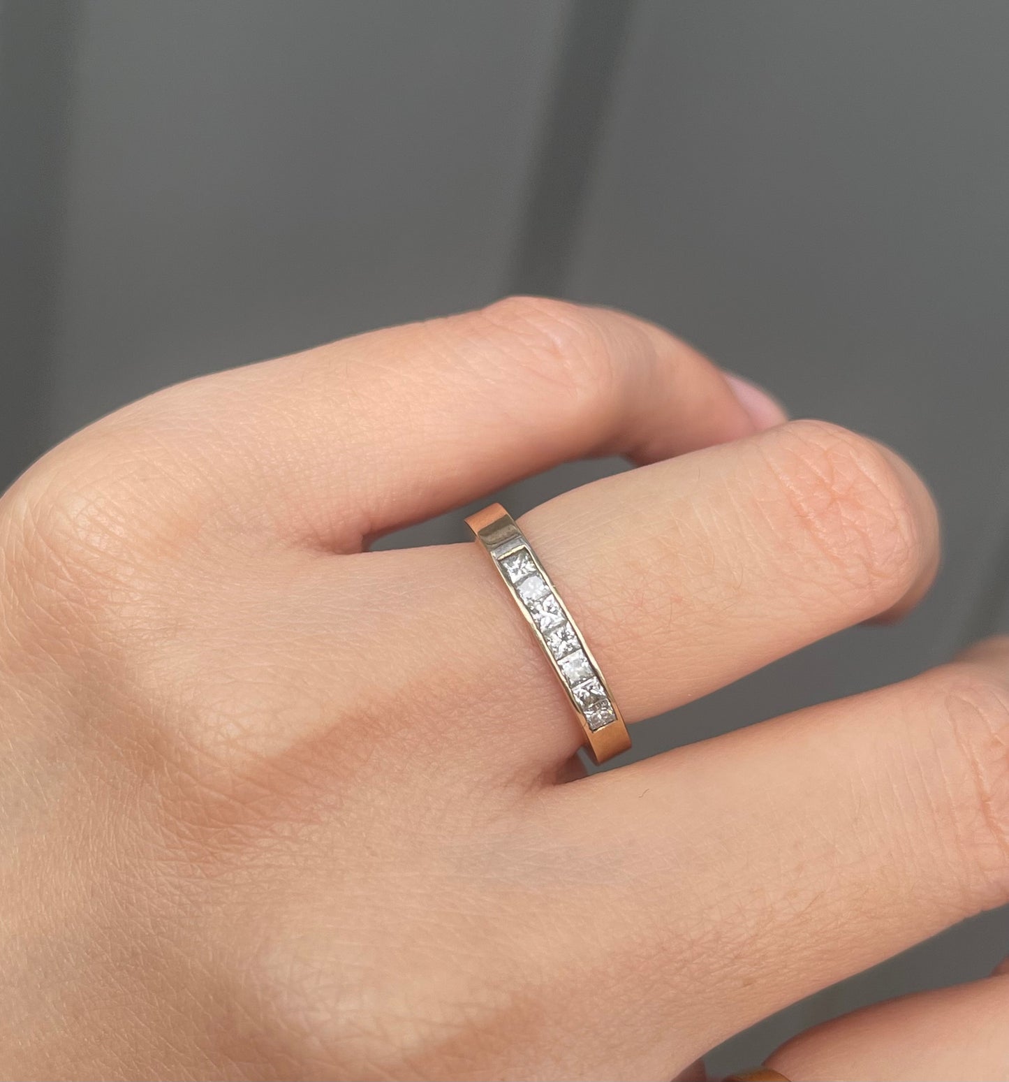 0.5ct Diamond Band In 9ct Yellow Gold