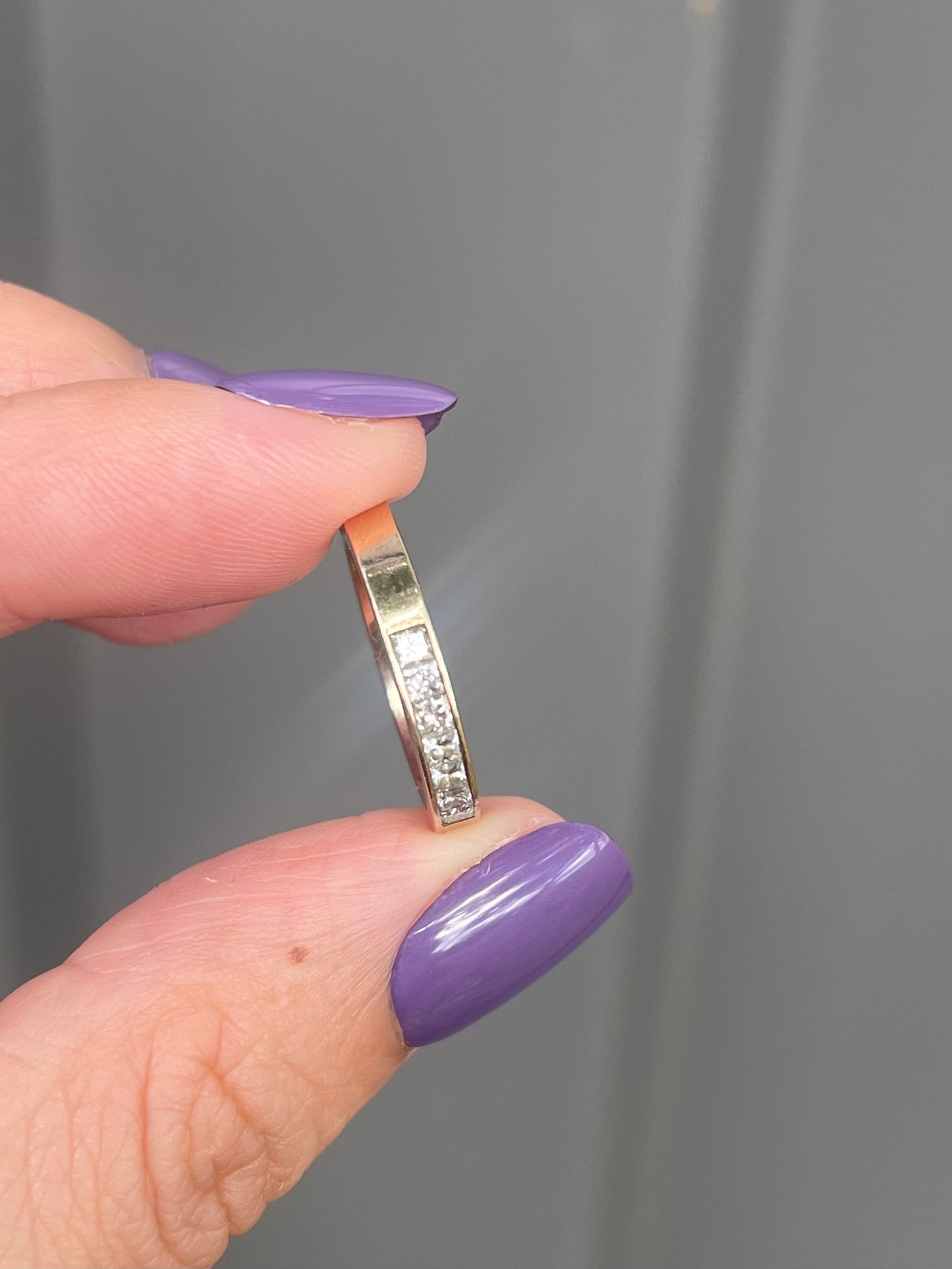 0.5ct Diamond Band In 9ct Yellow Gold