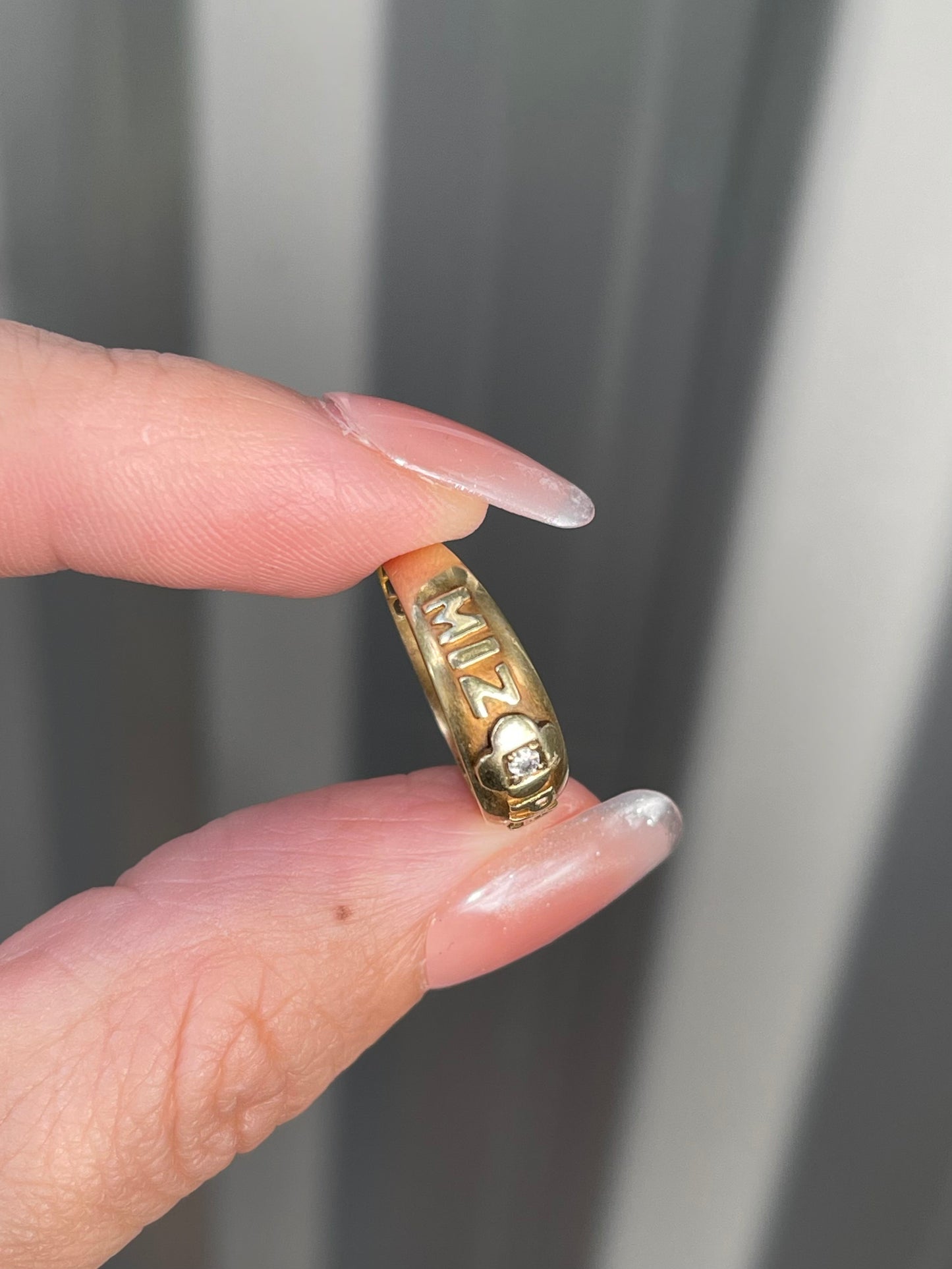 Antique Victorian/Edwardian MIZPAH Diamond Ring | 15ct Gold | c.1900–1910