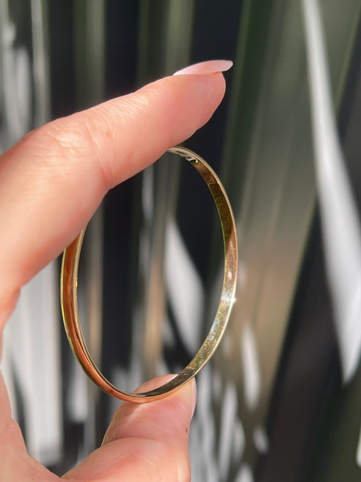 Very Small Sized Bangle Bangle In 9ct Yellow Gold