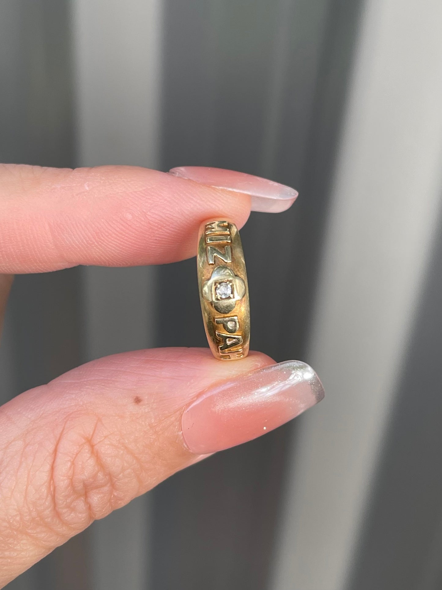 Antique Victorian/Edwardian MIZPAH Diamond Ring | 15ct Gold | c.1900–1910