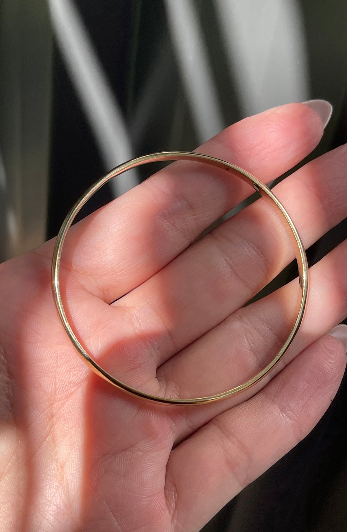 Very Small Sized Bangle Bangle In 9ct Yellow Gold