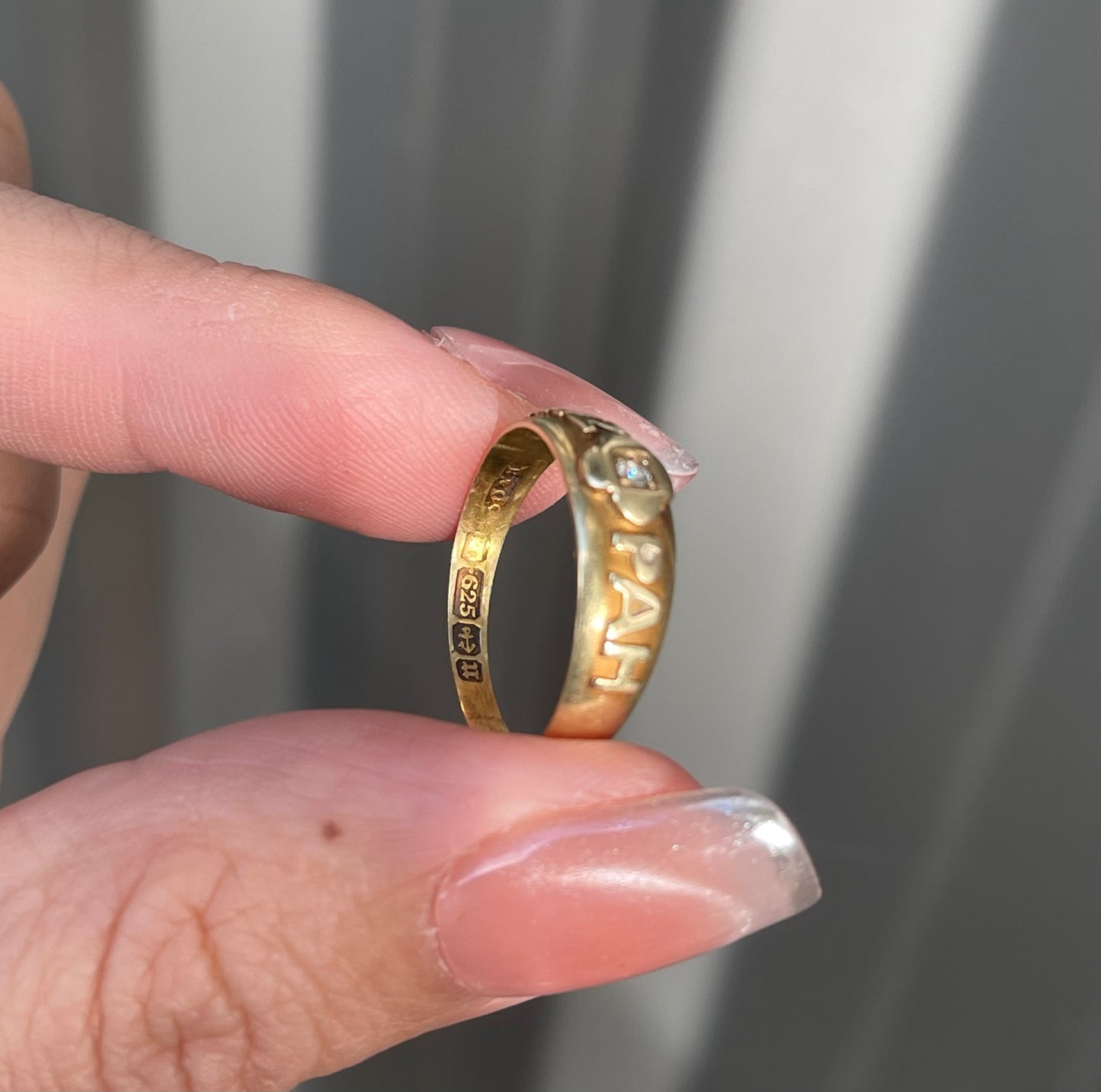 Antique Victorian/Edwardian MIZPAH Diamond Ring | 15ct Gold | c.1900–1910