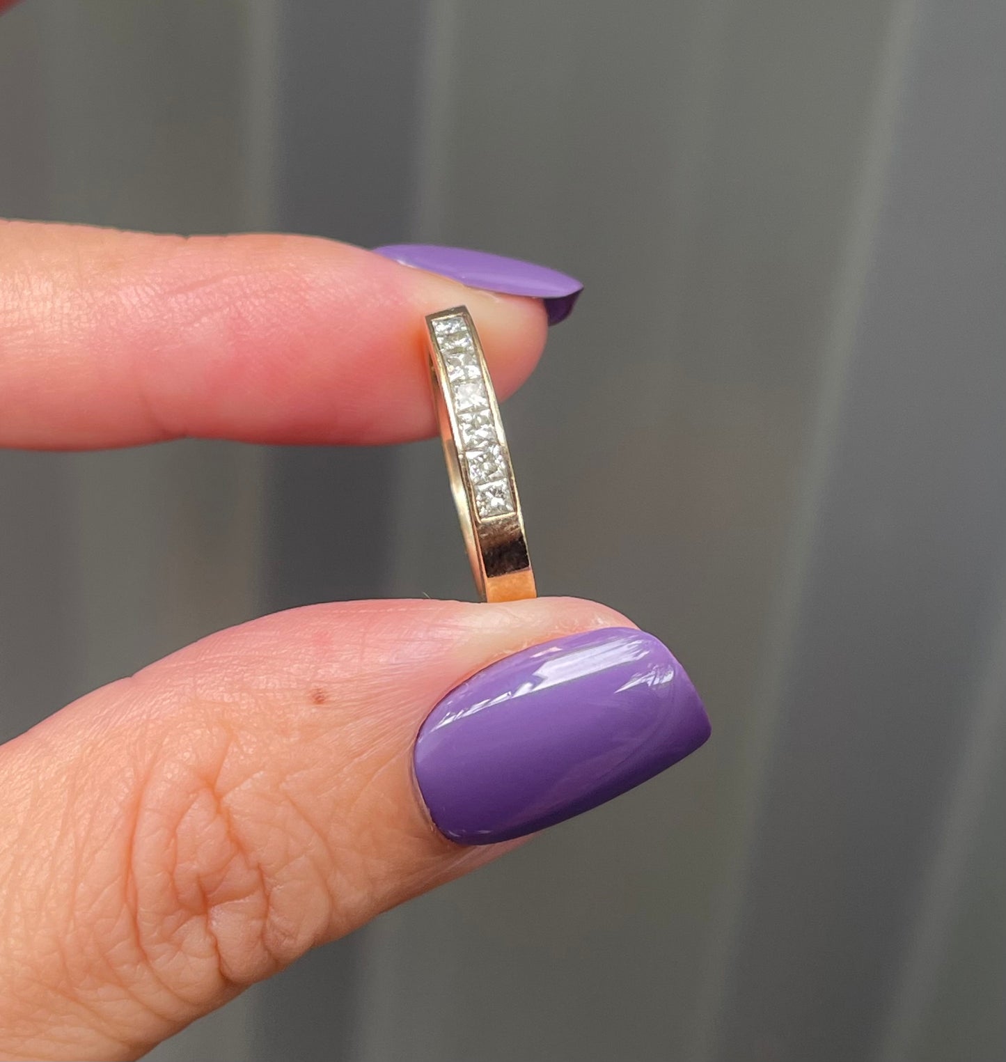 0.5ct Diamond Band In 9ct Yellow Gold
