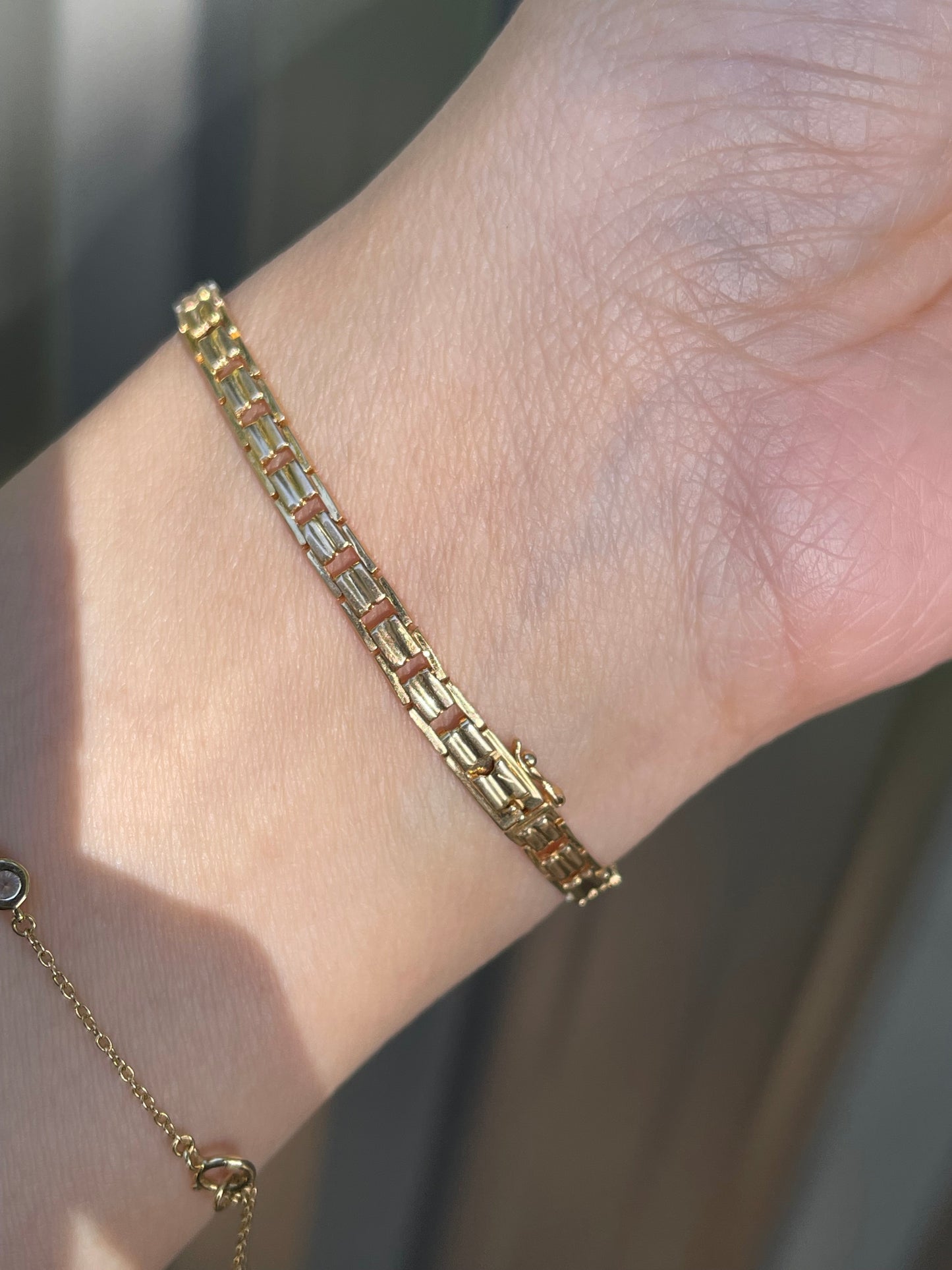 1.25ct Natural Diamond Bracelet In 14ct Yellow Gold