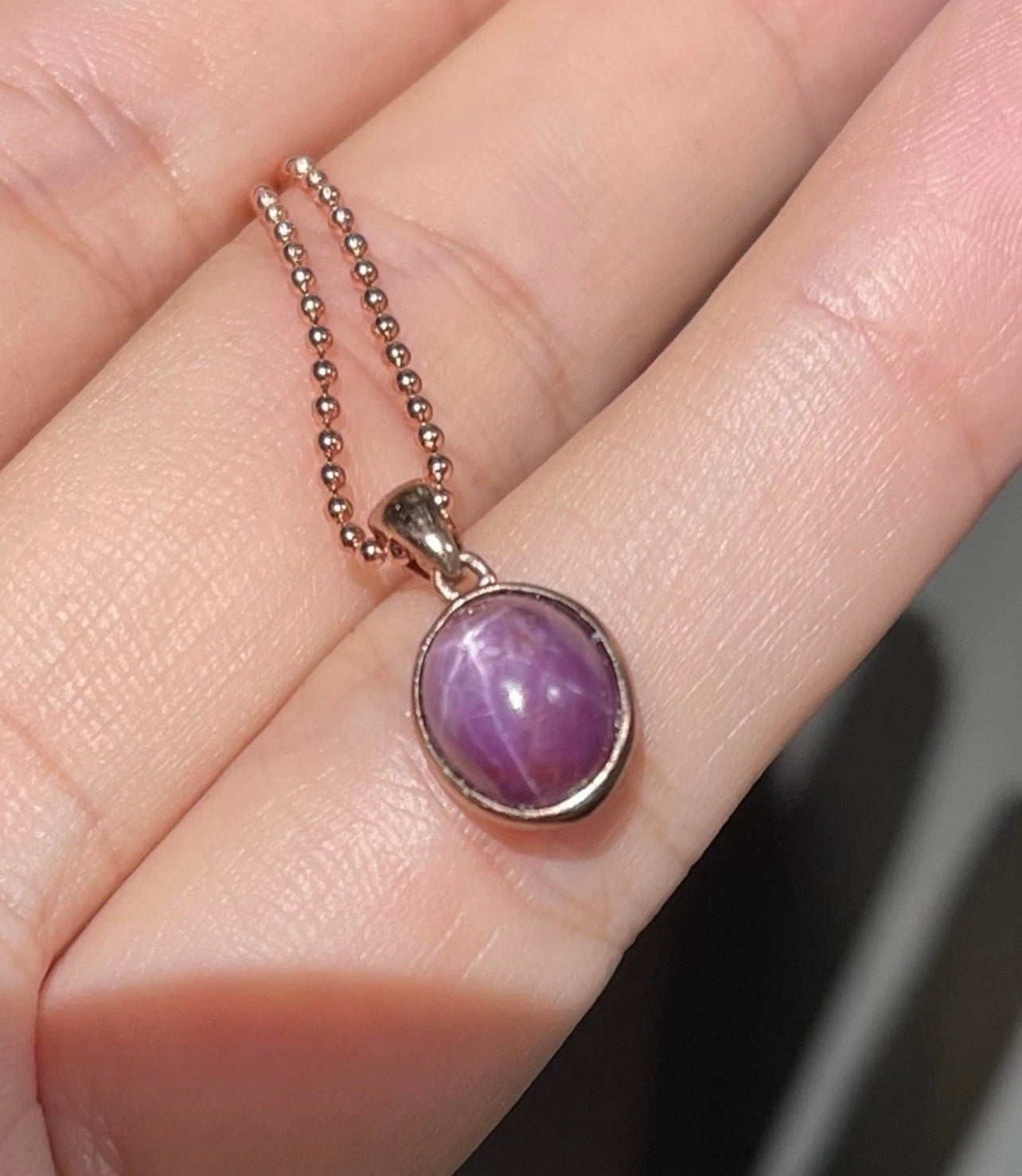 PENDING S.E. Custom 3.15ct Natural Star Ruby Pendant in 9ct Rose Gold (No Chain)