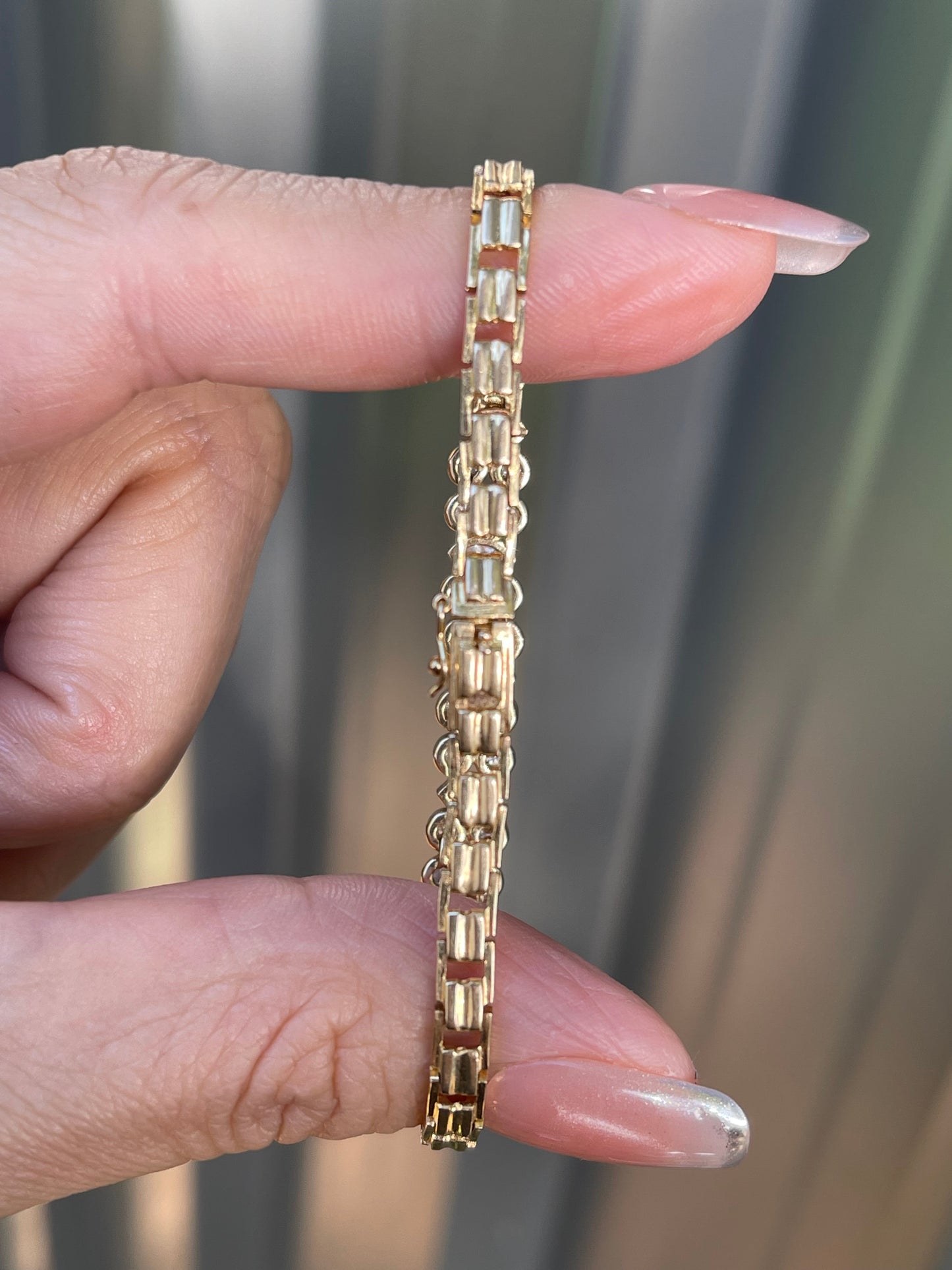 1.25ct Natural Diamond Bracelet In 14ct Yellow Gold